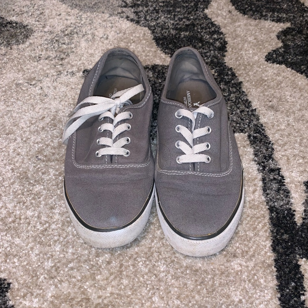 Grey sneakers